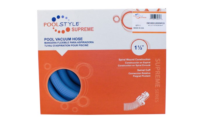 30' Swivel Cuff Vacuum Hose